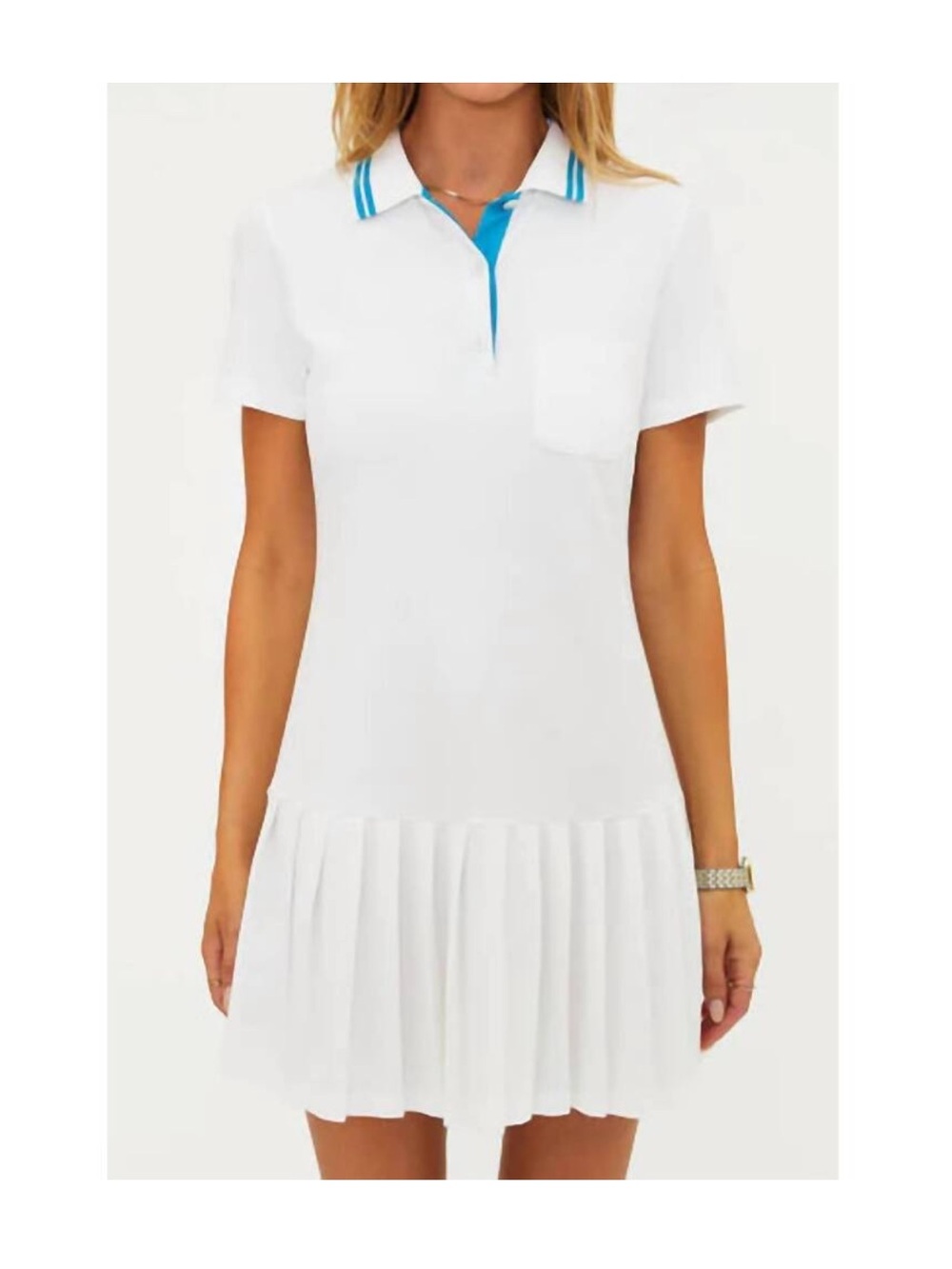 NWT Beach Riot White Minette Mini Pleated Tennis Dress size Small - Picture 2 of 12